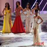 组图：安哥拉小姐问鼎环球小姐冠军 中国小姐排第五