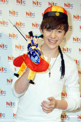 高清组图：Lady Gaga师弟格雷森台湾行可爱卖萌