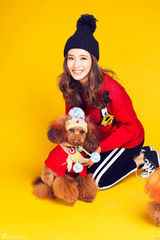 组图：王智宠物情缘大片 随性休闲乐享好心情