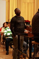 高清图：陕北民歌赴欧演唱会华沙站排练花絮