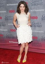 组图：《权力游戏》开播红毯 龙女俏皮瑟曦冷艳