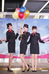 组图：蔡淑臻新戏演空姐 男友李沛旭浮想联翩