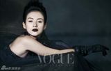 幻灯图集：章子怡登韩国版《Vogue》 嘴唇乌黑