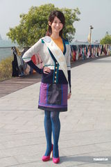 组图：候选中华小姐背景雄厚 徐少强之女曾志伟护航