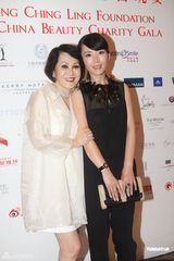 组图：靳羽西车永莉吕燕等出席慈善晚宴