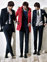 策划：韩版长腿偶吧 把长裤穿成九分裤的男人们