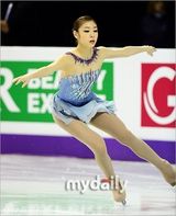 组图：金妍儿世界花样滑冰锦标赛短节目居首