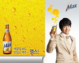 高清组图：金善雅搭档李胜基 代言啤酒精美壁纸