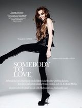 高清组图：林赛-罗韩登英国版《ELLE》封面 展潮女风采