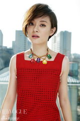 高清：孙俪登《VOGUE》封面 时尚混搭有态度 