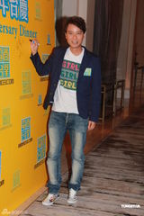 组图：黄贯中等出席电台台庆 曝朱茵预产期冬至