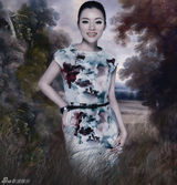 组图：陈思思台历写真 四季主题展多样风情