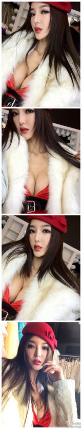 组图：嫩模李颖芝爆乳翘臀兔女郎装扮性感诱惑