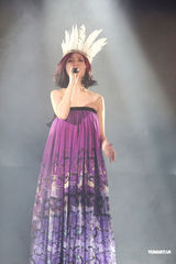 组图：杨千嬅开唱感触到哭 多套名贵战衣轮番亮相