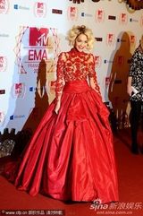 组图：2012MTV欧洲音乐大奖众星红毯璀璨