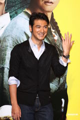 组图：《武侠》台湾举行记者会 金城武否认绯闻