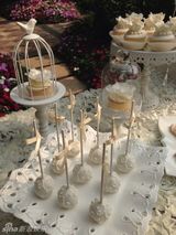 组图：何洁赫子铭大婚 婚礼现场可爱甜品