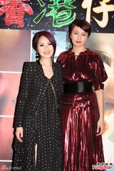 组图：梁咏琪庆生与老外丈夫激吻旁若无人