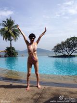 组图：齐秦小24岁娇妻曝光 2岁女儿粉嫩可爱