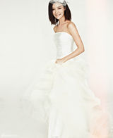 组图：车晓代言唯美婚纱 高贵温婉