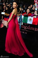 组图：《破晓》首映三人组亮相 斯图尔特秀长腿