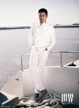 高清图：邵兵登封面演绎真男人 一个自嘲的执着王者