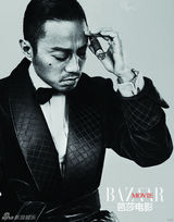 组图：张涵予疤面煞星 《芭莎》演绎50年跨越照