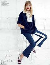 组图：法国超模雅布伦斯基《VOGUE》睡衣大片碧眼长腿