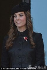 凯特王妃玫红胸针别致 寒风中撩发优雅风情(图)