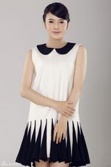 组图：张璇最新写真白裙端庄  褪去清纯变温柔熟女