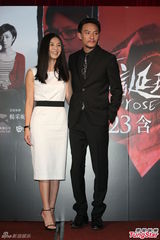 组图：杨采妮携张震宣传导演处女作