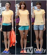 组图：韩星missA霏朴秀珍等亮相女性长跑活动