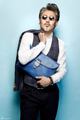 组图：吴秀波英伦时尚大片鬼马搞怪萌倒众生