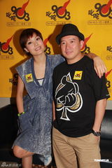 组图：容祖儿忙宣传电影 不介意与刘浩龙同台