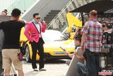组图：Psy乘私人飞机访港 八位数接演耳机广告