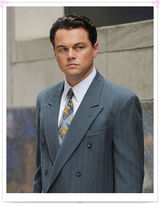 组图：莱昂纳多现身《华尔街之狼》片场