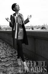 组图：谭晶伦敦复古大片彰显国际范