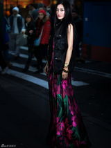 组图：秦岚纽约奢华大片化身风情复古名媛