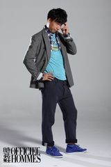 组图：田征帅气登杂志造型多变 演绎多彩人生