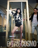 高清图：苍井空登《时尚COSMO》 还原内心真实自我