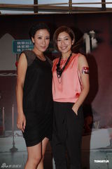 组图：欧阳震华杨怡马赛现身《不速之约》宣传