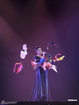 组图：王菲演唱会众星捧场 带众人为灾民祈福