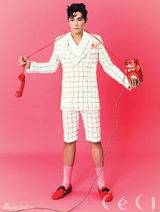 组图：SJ强仁首拍个人写真一展天真烂漫