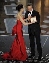 高清组图：科林-费斯不负众望 荣膺奥斯卡影帝 