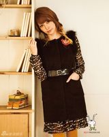 组图：藤井莉娜秋装写真 潮流搭配日系甜美风