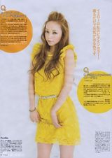 组图：安室奈美惠色彩写真 俏皮眨眼似花蝴蝶