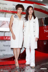 组图：陈慧珊勇敢面对丈夫破产与林嘉欣出席活动