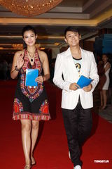 组图：于娜民族苗圃劲酷蔡国庆变海洋公益大使