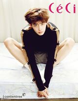 高清组图：李钟硕拍写真露腹肌 彩绘纹身诱惑