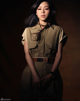 高清图：张静初复古大片曝光 静花初放美丽动人